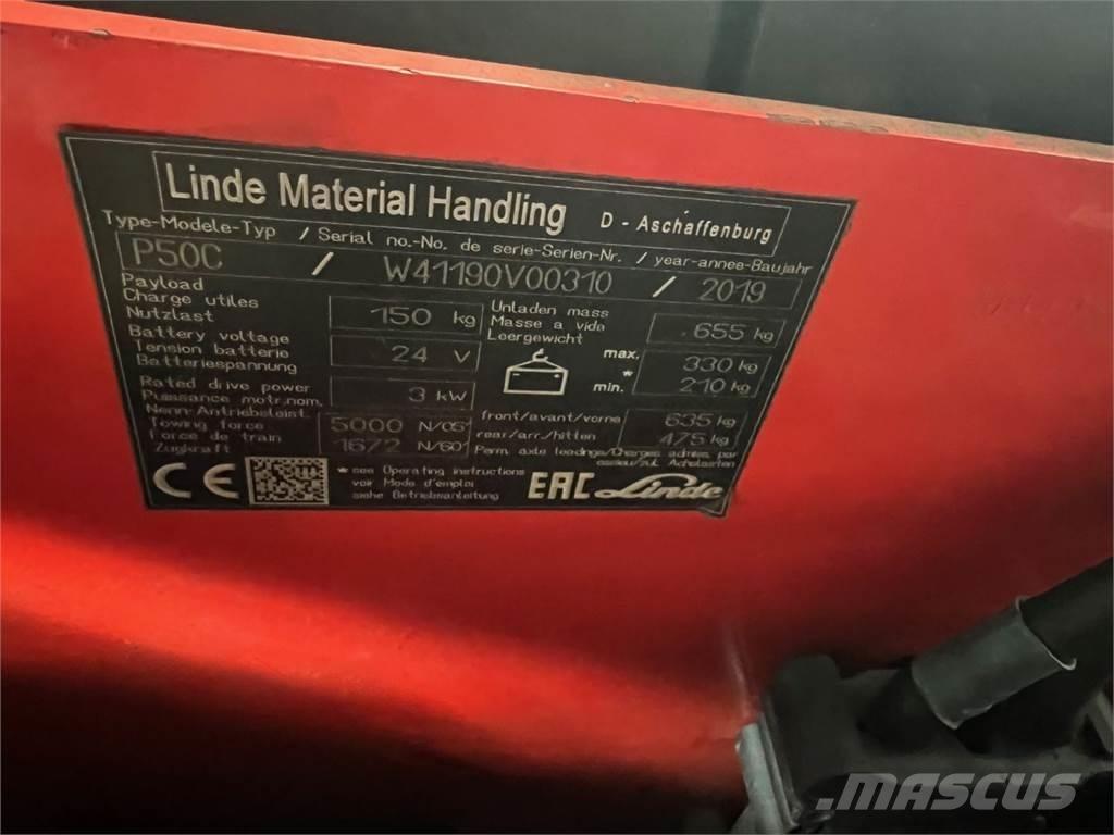Linde P 50C Vetotrukit