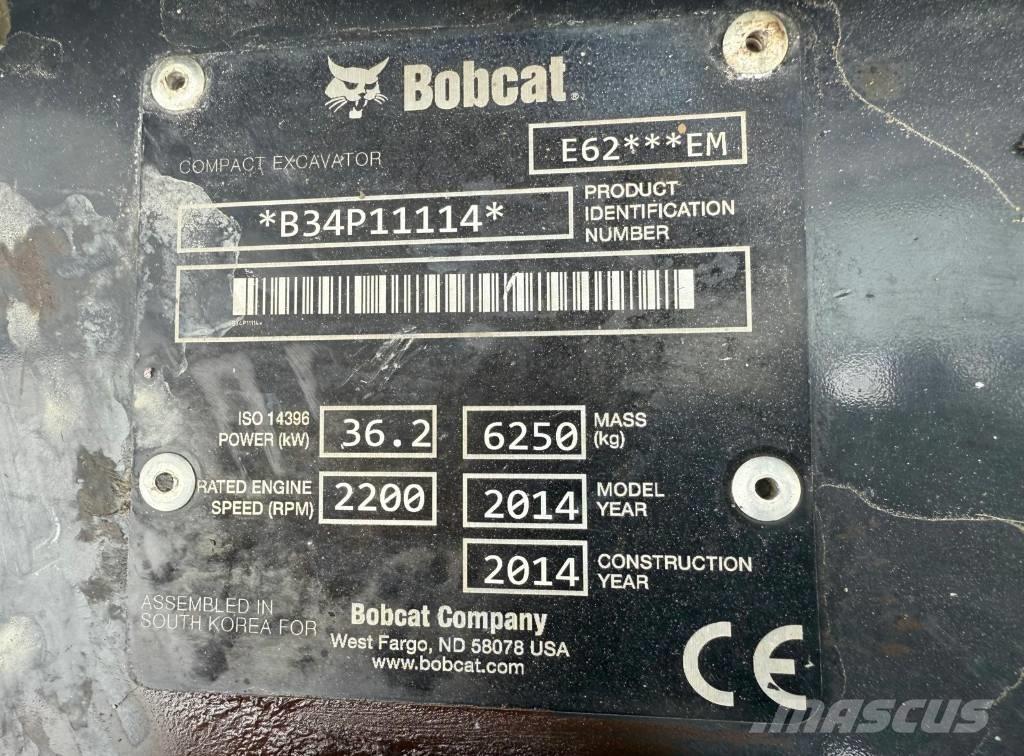 Bobcat E 62 Minikaivukoneet < 7t