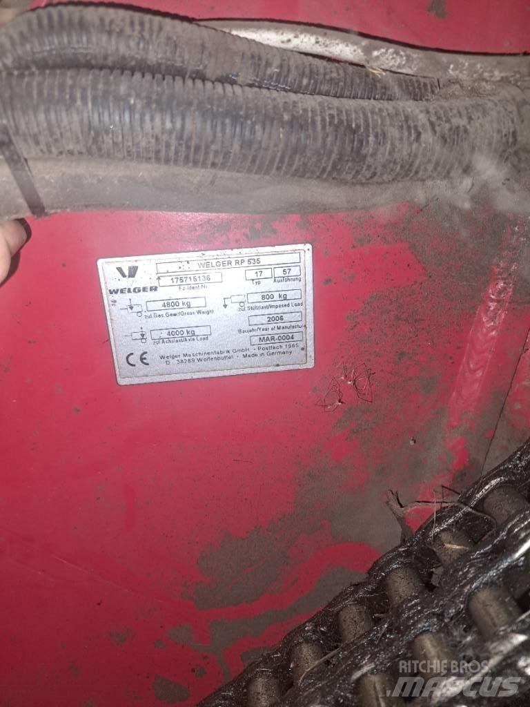 Welger RP535 Pyöröpaalaimet