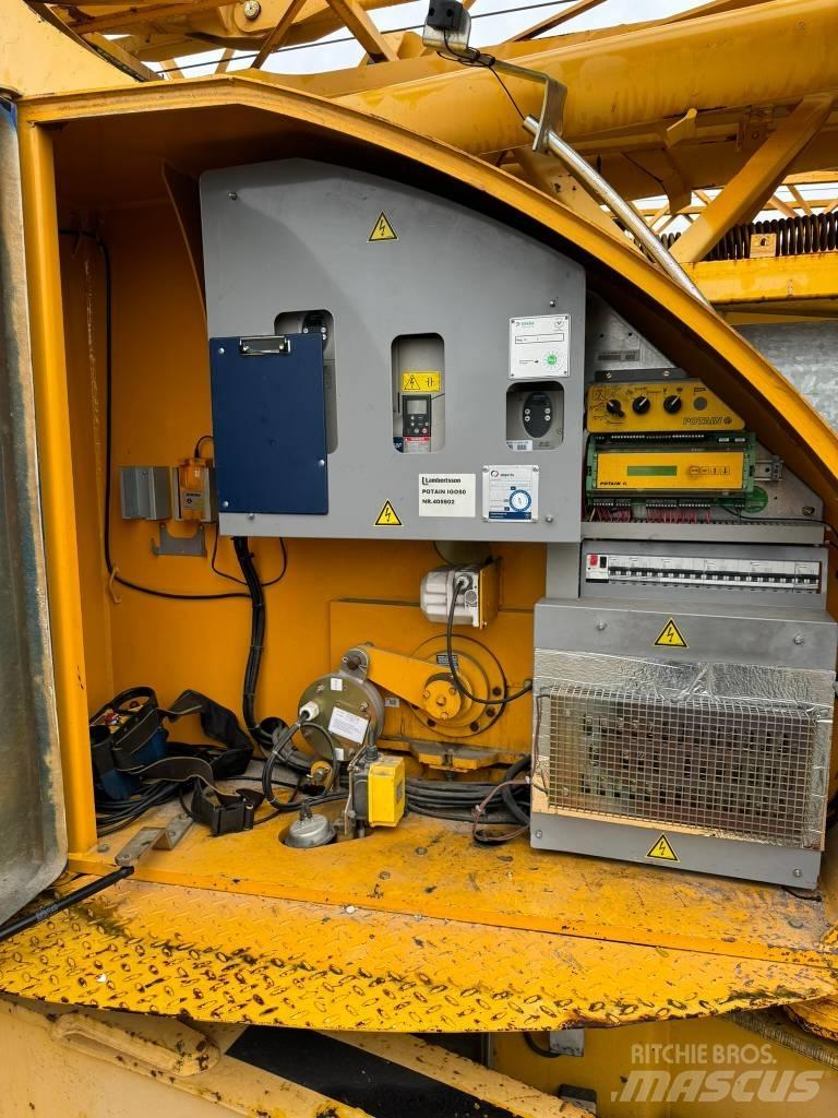 Potain IGO 50 Itsensä kokoavat nosturit