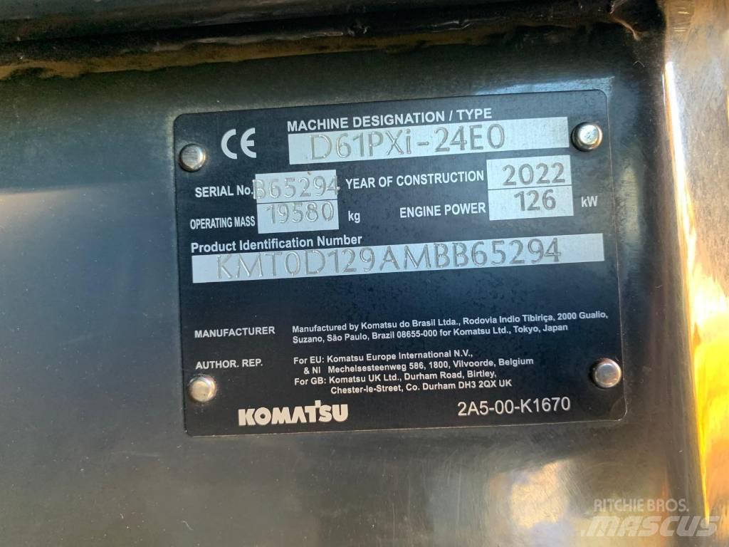 Komatsu D61PXi-24E0 Telaketjupuskutraktorit