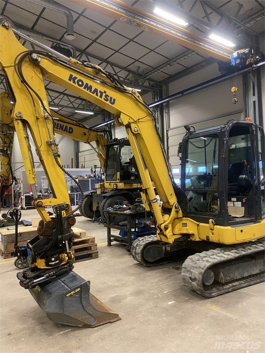 Komatsu PC55MR-5 Minikaivukoneet < 7t