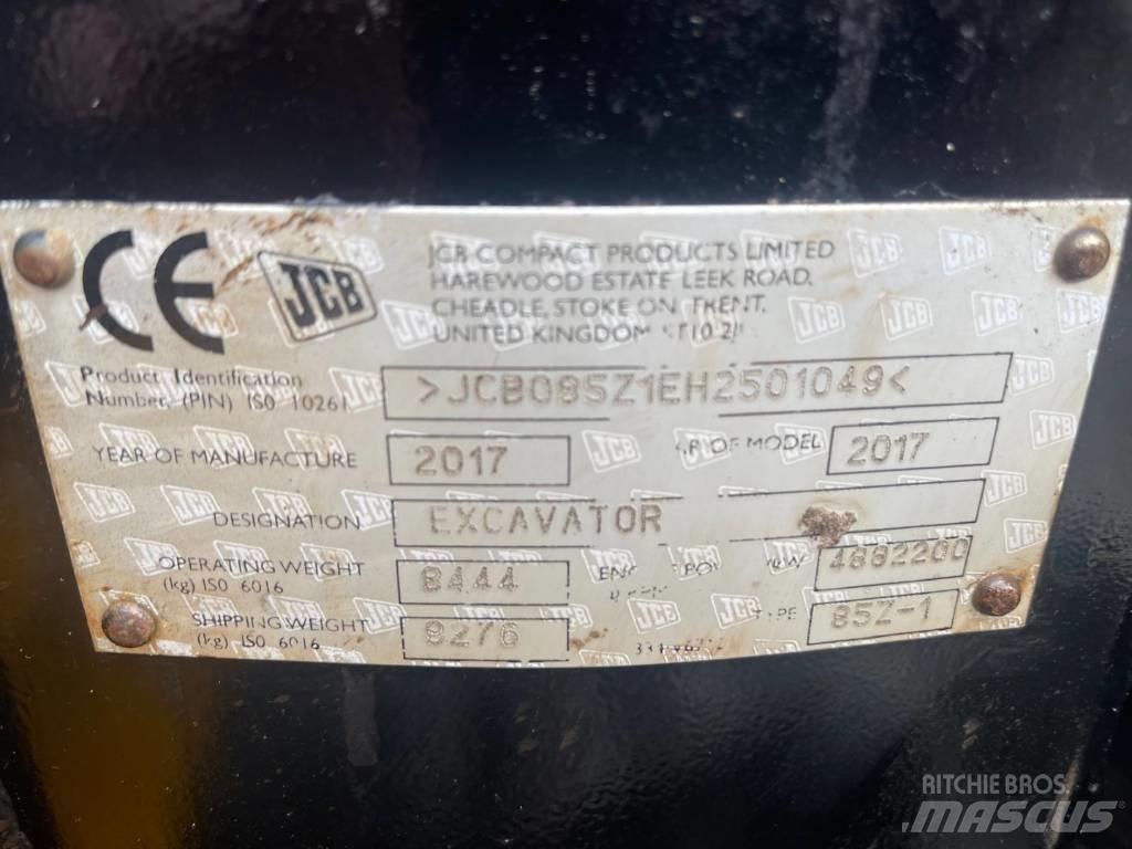 JCB 85 Z Midikaivukoneet 7t - 12t