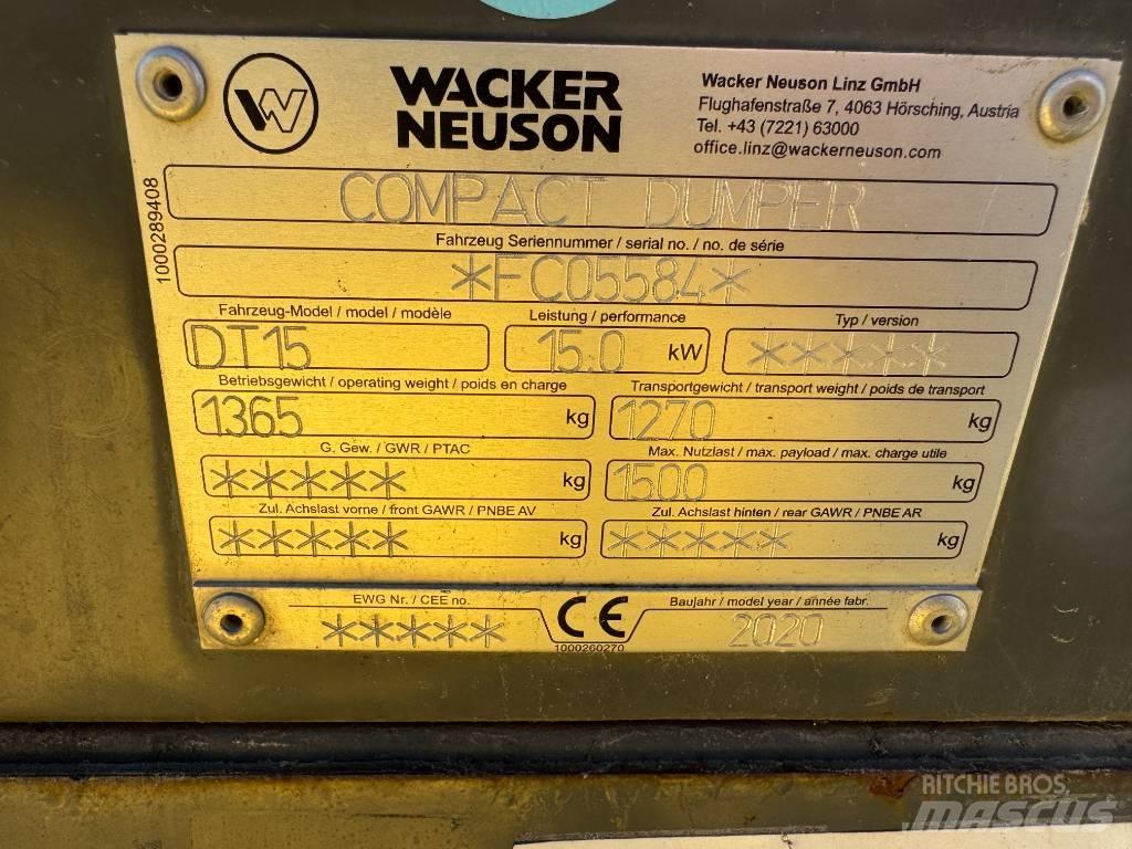 Wacker Neuson DT15 Teladumpperit
