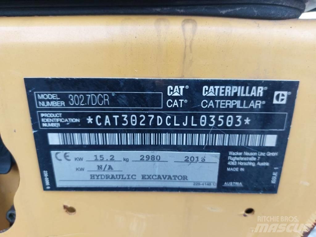 CAT 302.7 D CR Minikaivukoneet < 7t