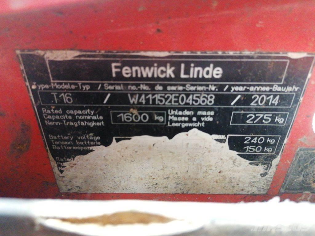 Linde T16 Lavansiirtotrukit