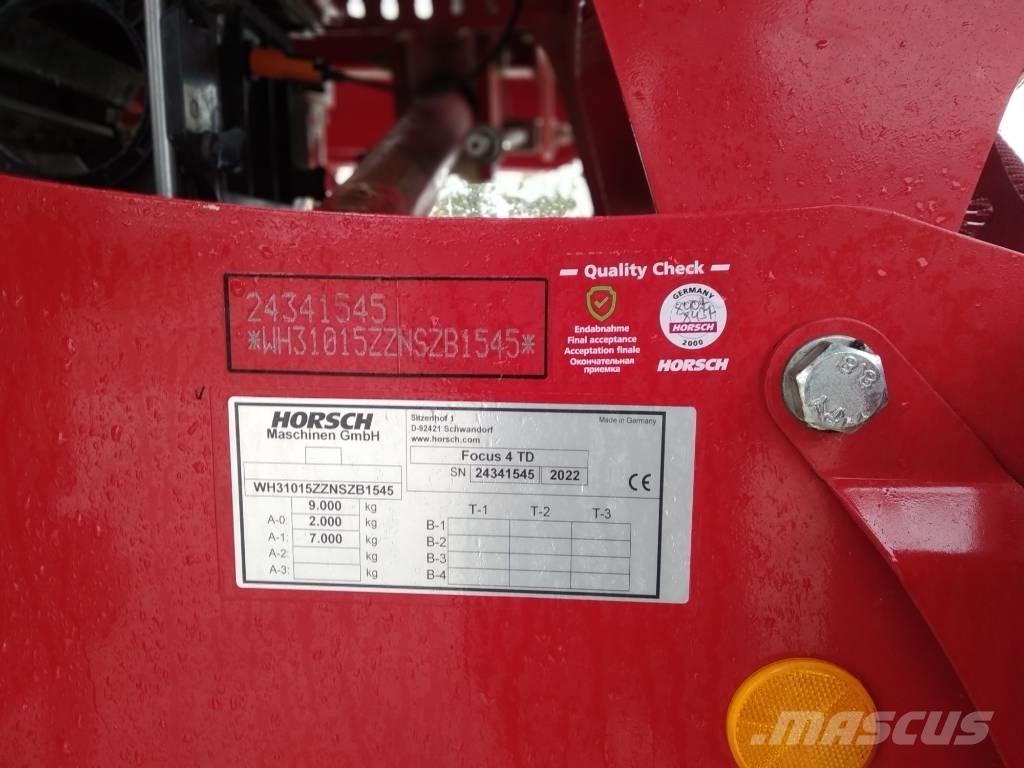 Horsch Focus 4 TD Kylvökoneet