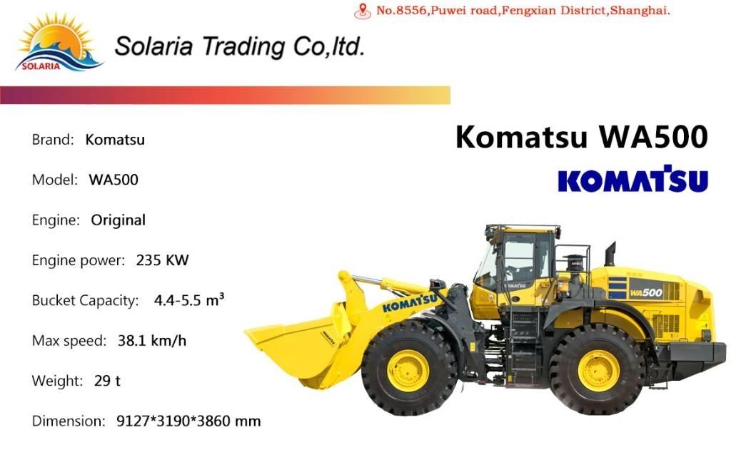 Komatsu WA 500 Pyöräkuormaajat