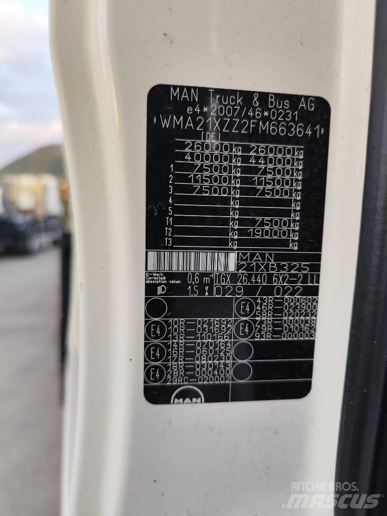 MAN TGX 26.440 Lava / vinssi kuorma-autot