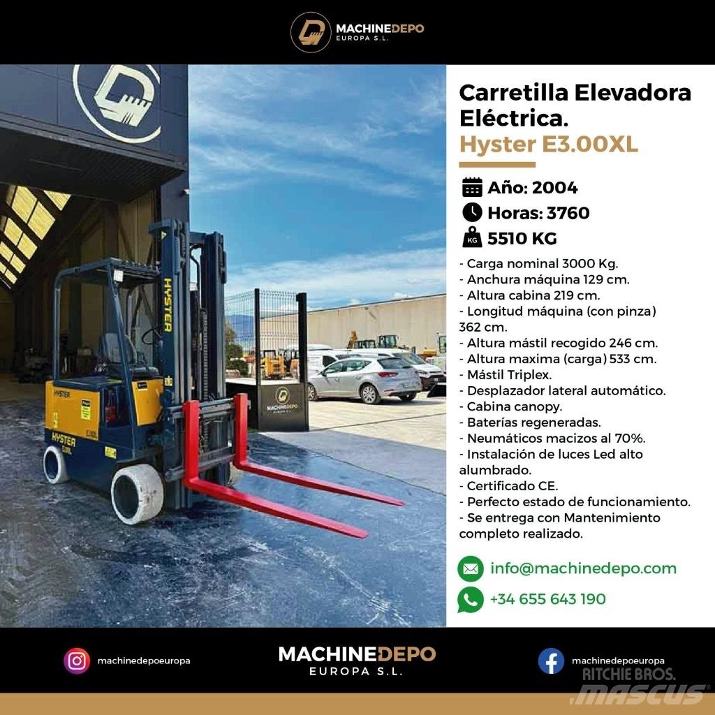 Hyster E3.00XL Sähkötrukit