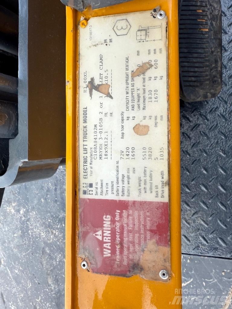 Hyster E3.00XL Sähkötrukit