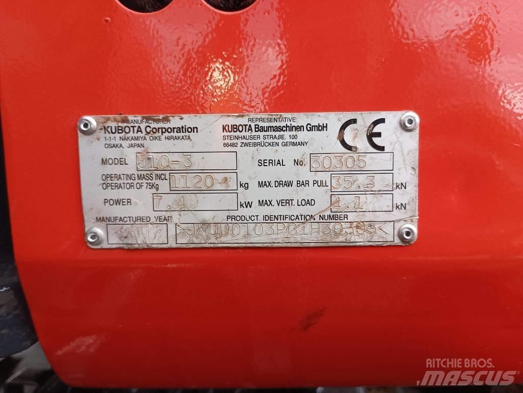 Kubota U 10 Minikaivukoneet < 7t