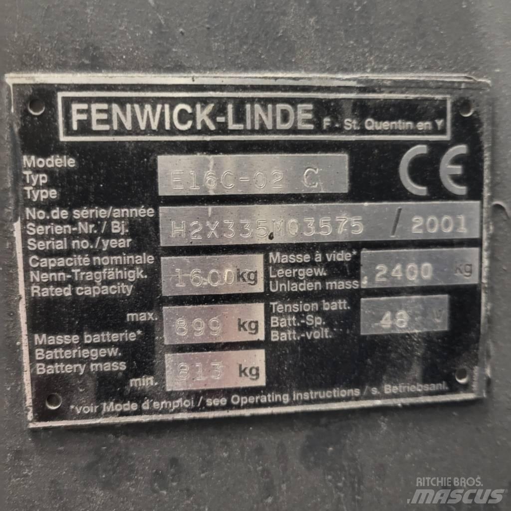 Linde E16C-02 Sähkötrukit