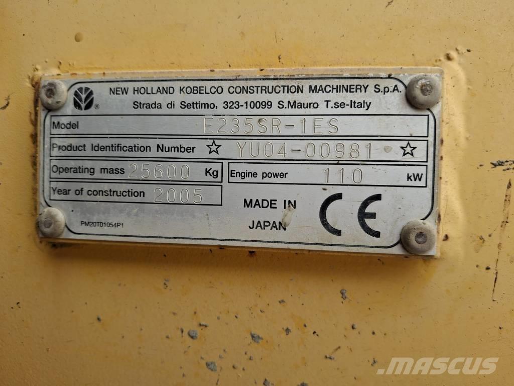 New Holland E 235 SR Telakaivukoneet