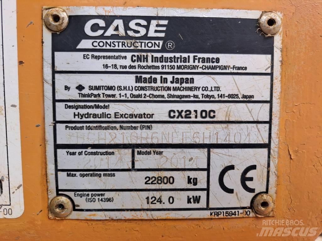 CASE CX 210 C Telakaivukoneet