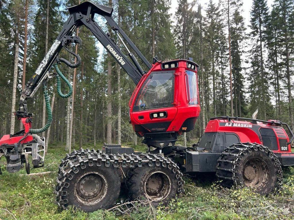 Komatsu 931 Harvesterit