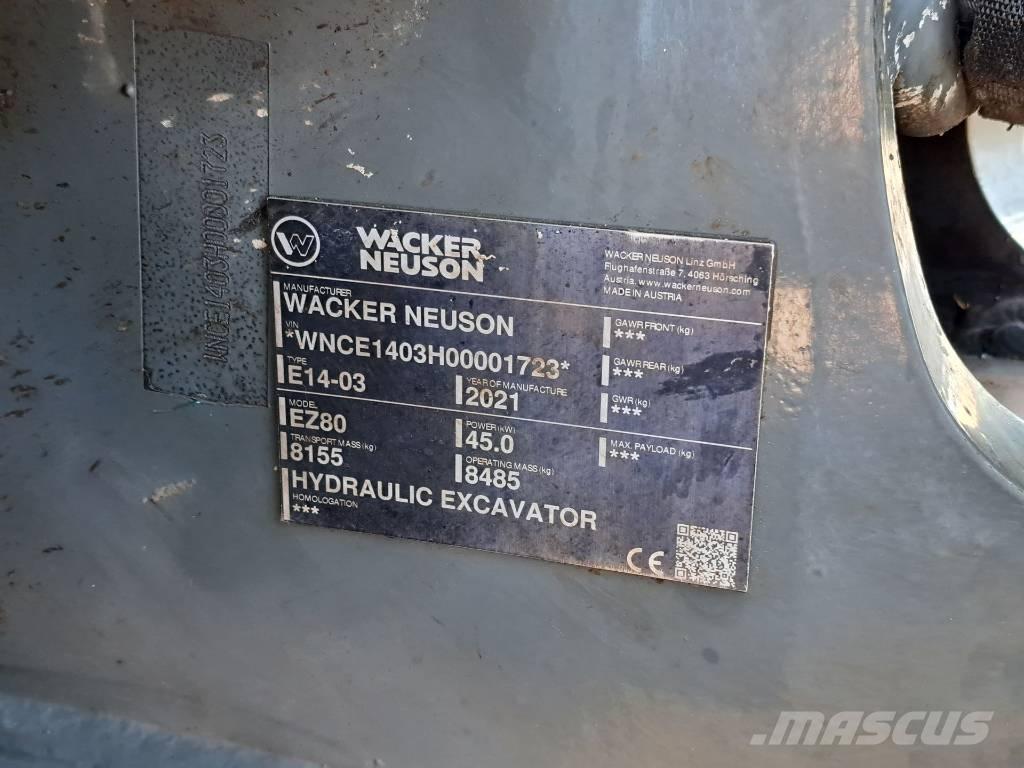 Wacker Neuson EZ 80 Telakaivukoneet