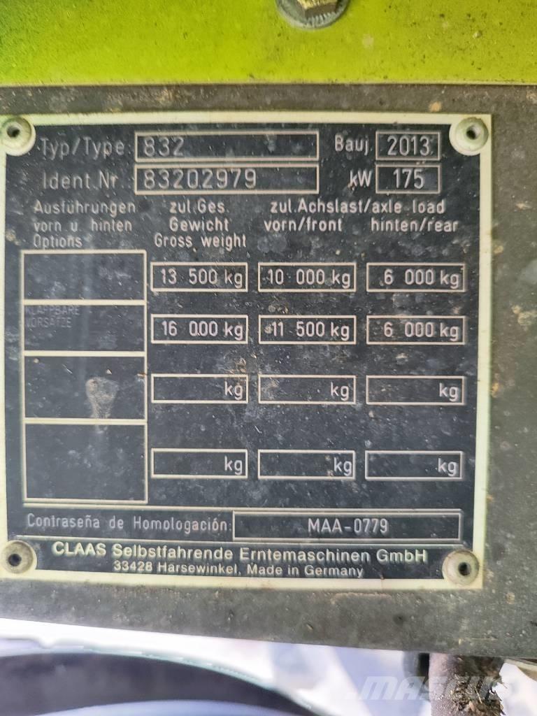 CLAAS Tucano 320 Leikkuupuimurit