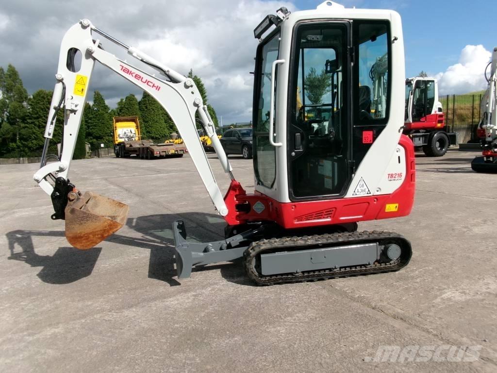 Takeuchi TB 216 Minikaivukoneet < 7t