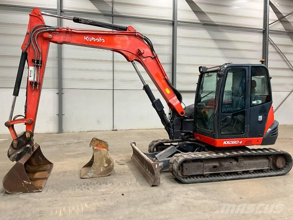 Kubota KX 080-4 Midikaivukoneet 7t - 12t