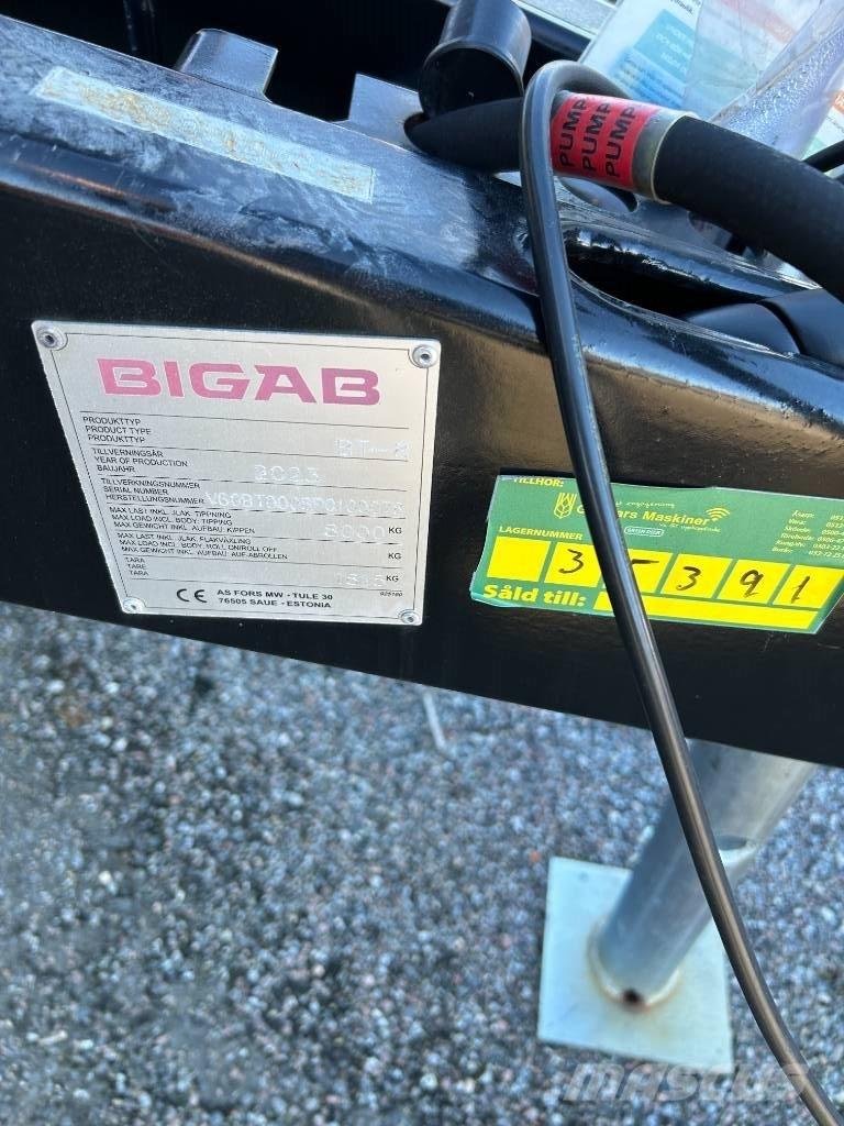 Bigab T8 DUMPERKÄRRA Muut perävaunut