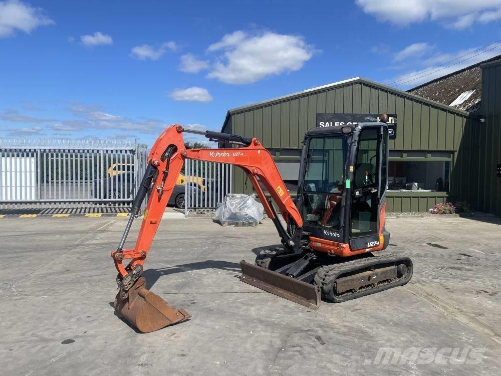 Kubota U 27-4 Minikaivukoneet < 7t