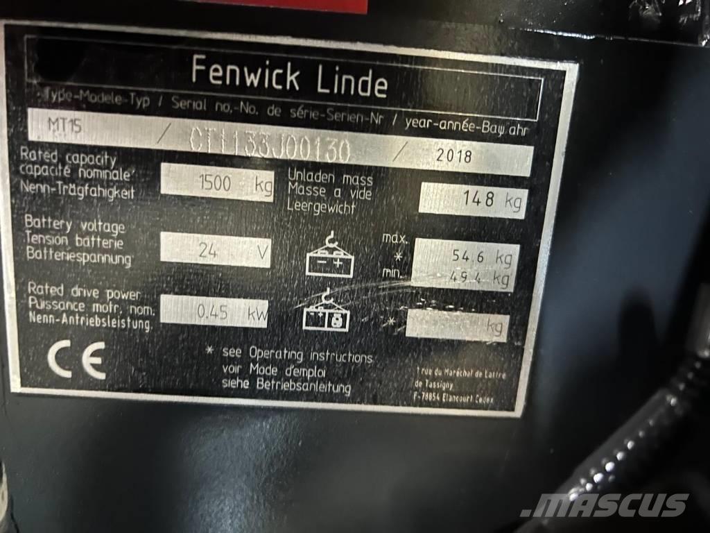 Linde MT 15 Lavansiirtotrukit