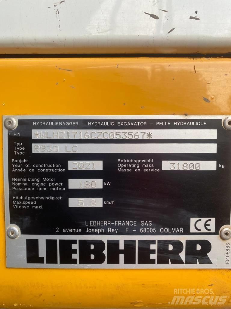 Liebherr R 930 LC Telakaivukoneet