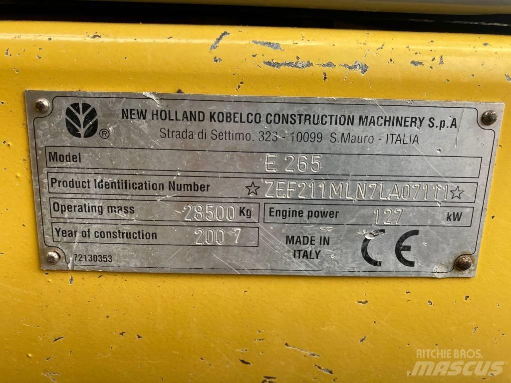 New Holland E 265 LC Telakaivukoneet