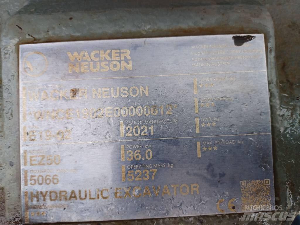 Wacker Neuson EZ50 Telakaivukoneet