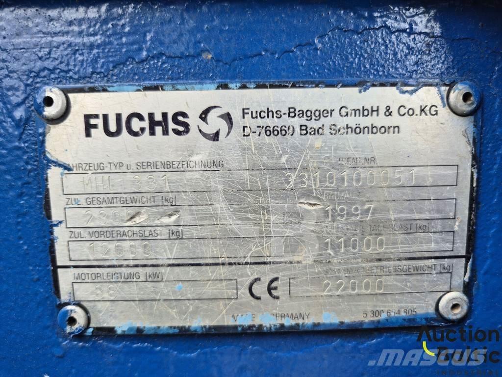 Fuchs MHL 331 Pyöräkaivukoneet