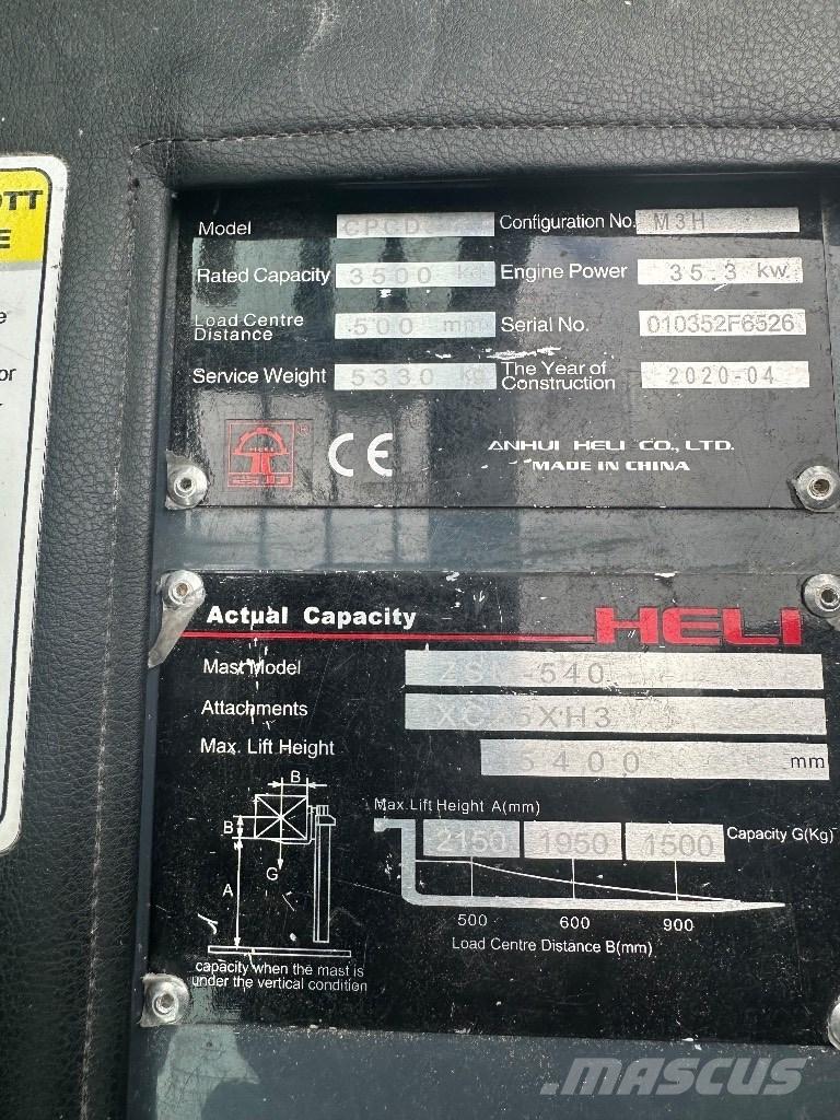 Heli CPCD 35 Dieseltrukit