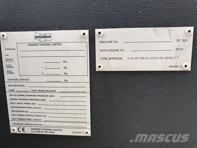 Doosan 7 / 51 Kompressorit