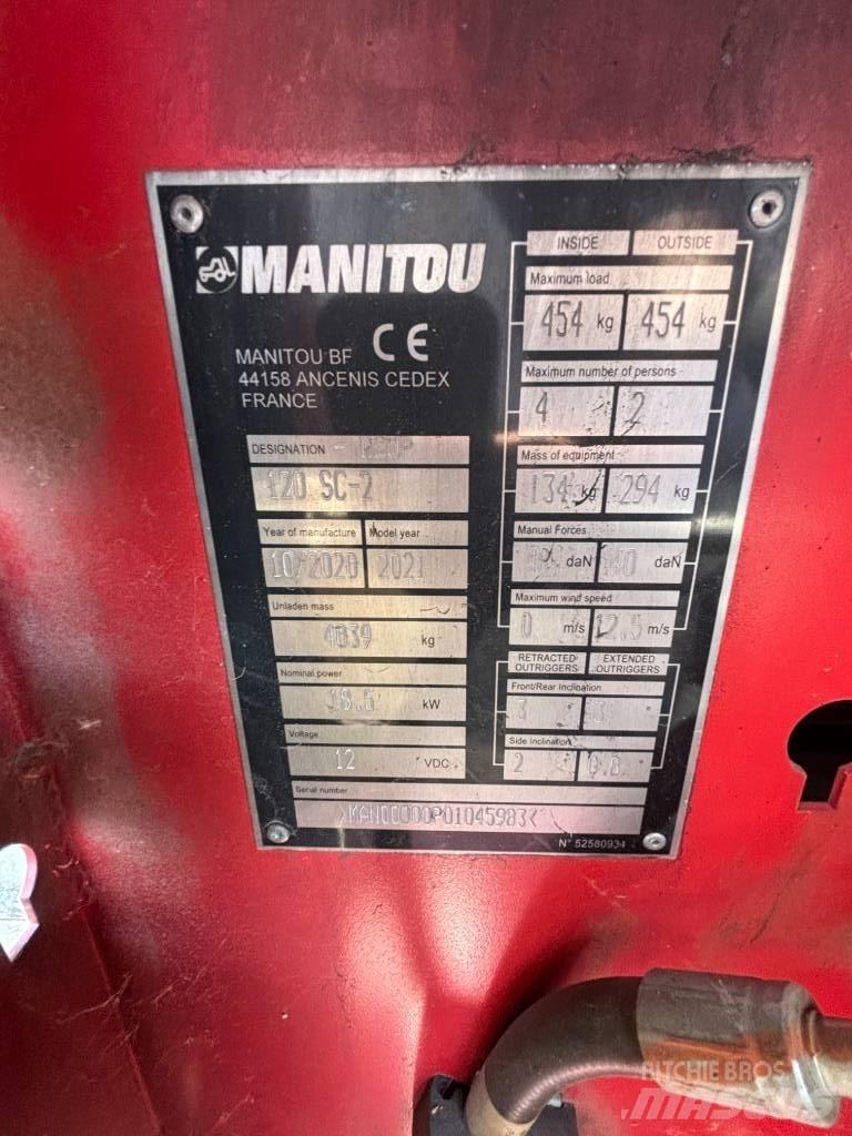 Manitou SC 120 Saksilavat