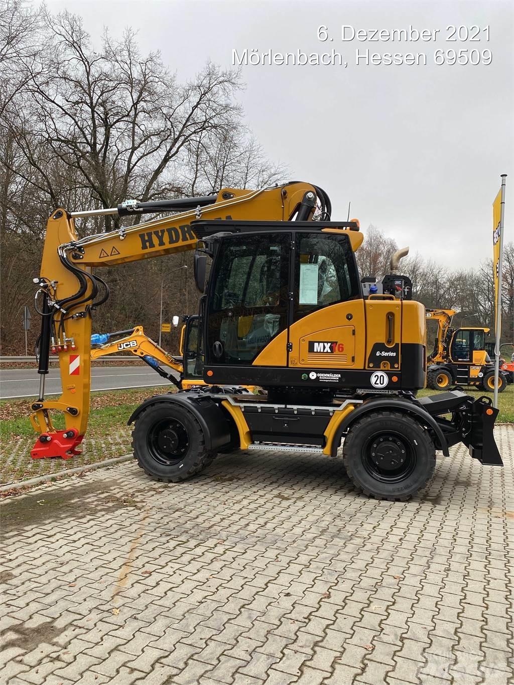 Hydrema MX16G Pyöräkaivukoneet