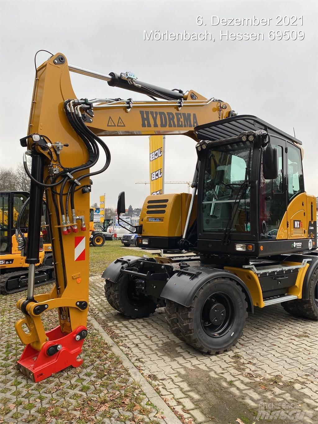 Hydrema MX16G Pyöräkaivukoneet