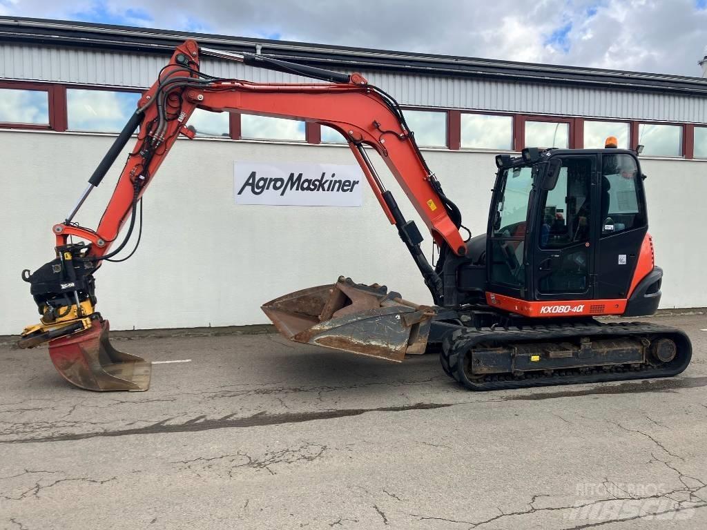 Kubota KX 080-4 Midikaivukoneet 7t - 12t