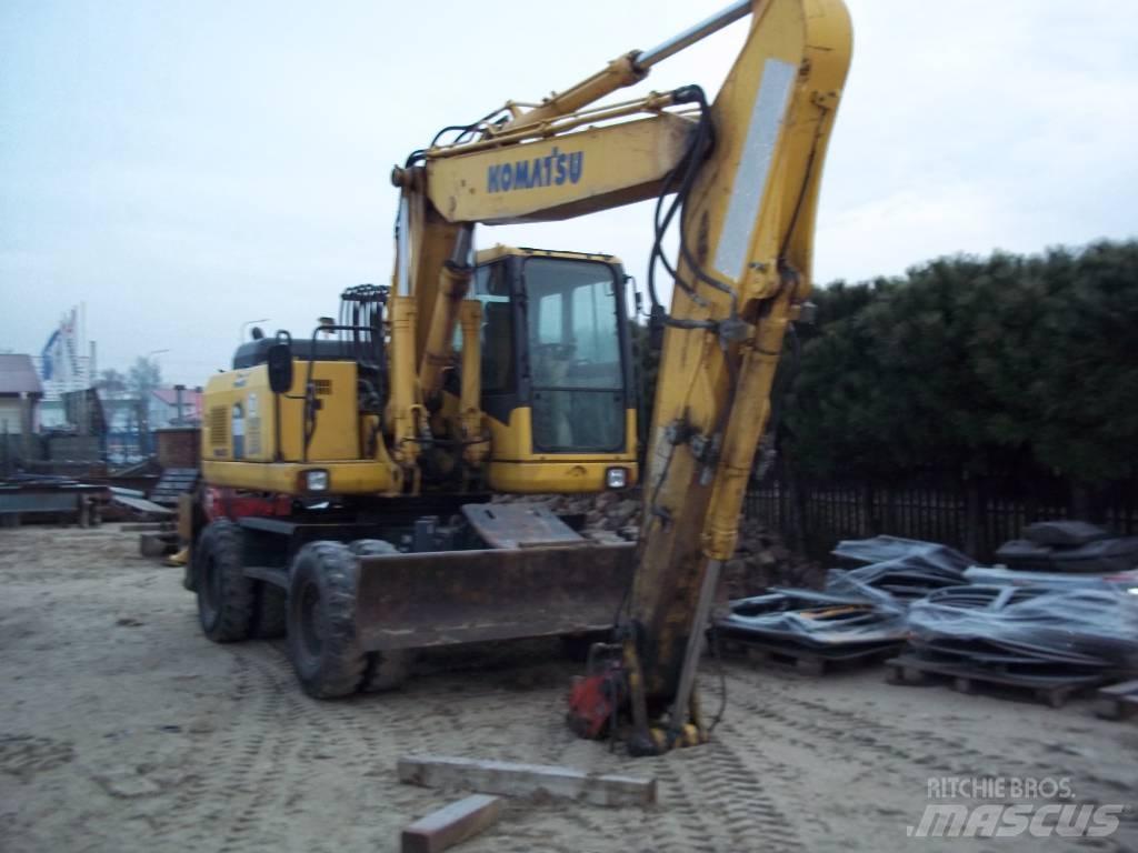 Komatsu PW 180-7 Pyöräkaivukoneet