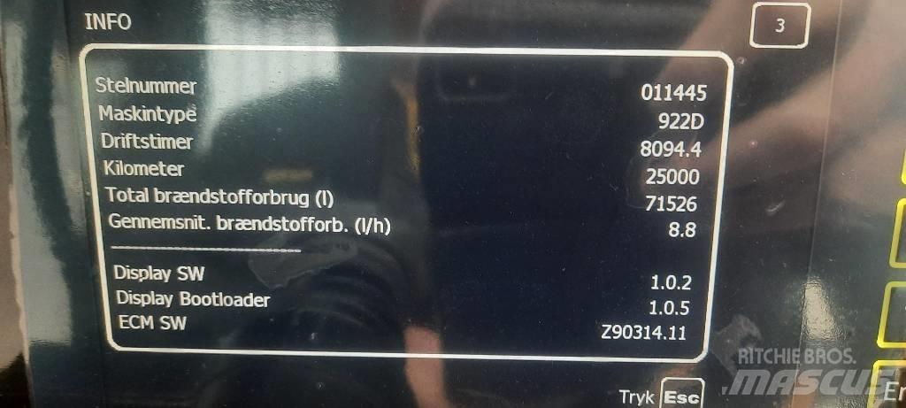 Hydrema 922D 2,55 Maansiirto