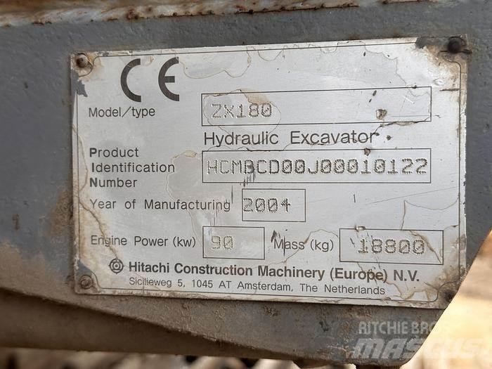 Hitachi ZX180 Erikoiskaivinkoneet
