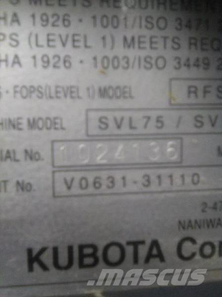 Kubota SVL 75-2 Liukuohjatut kuormaajat