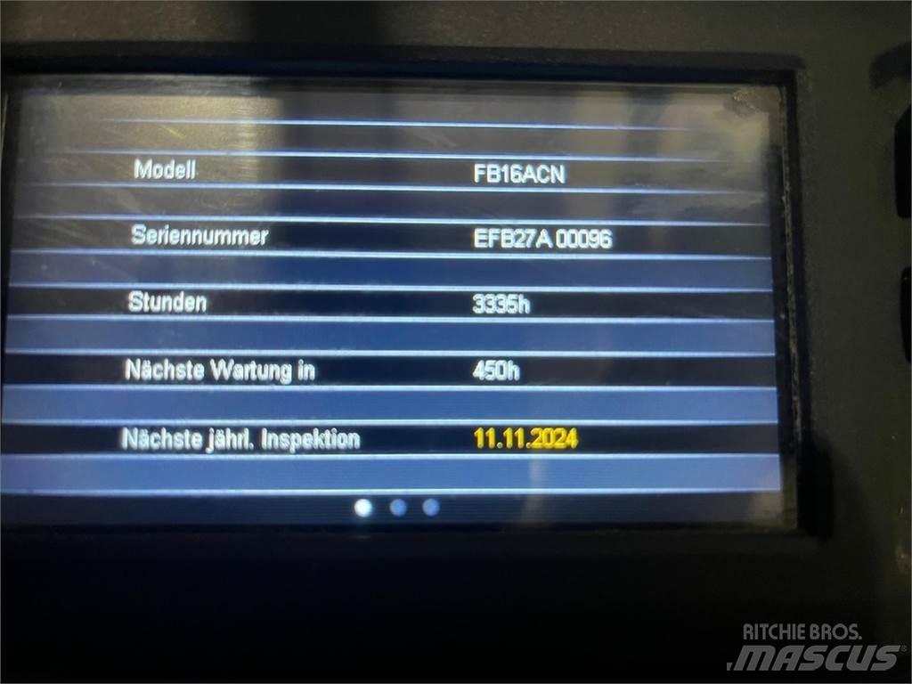 Mitsubishi FB16ACN Sähkötrukit