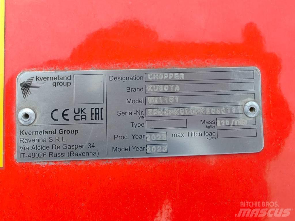 Kubota SE 1151UB Kesantoleikkurit ja -murskaimet