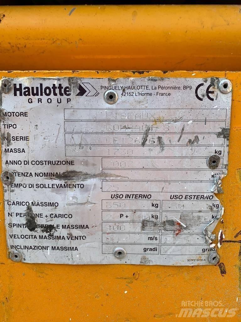 Haulotte Compact 8 Saksilavat