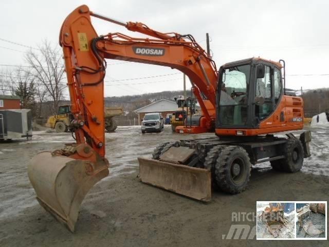 Doosan DX 140 W-3 Pyöräkaivukoneet