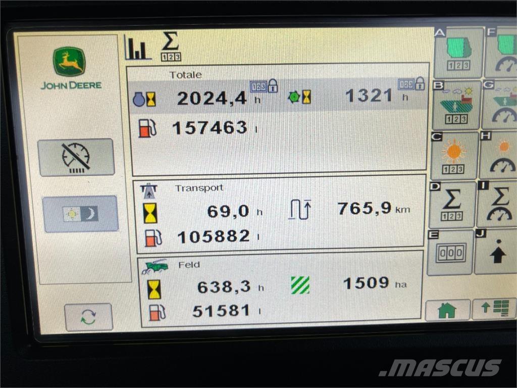John Deere 9800i Silppurit