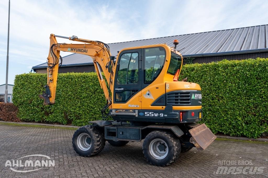 Hyundai R55W-9A Pyöräkaivukoneet