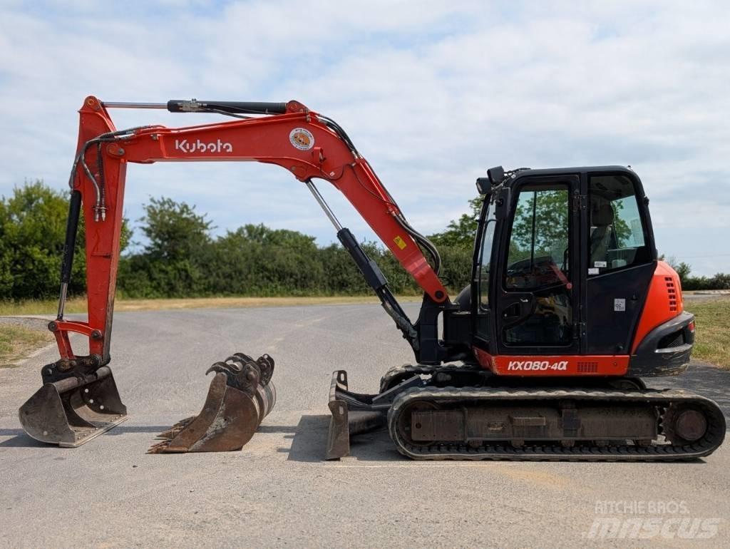 Kubota KX 080-4 Midikaivukoneet 7t - 12t