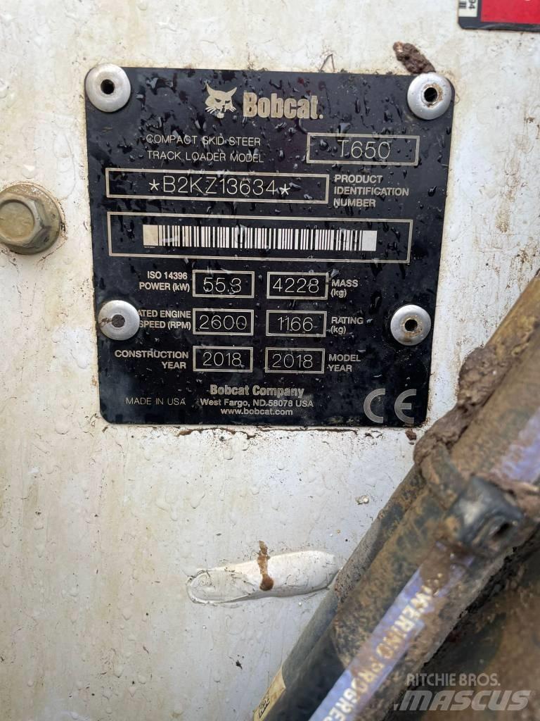 Bobcat T 650 Liukuohjatut kuormaajat