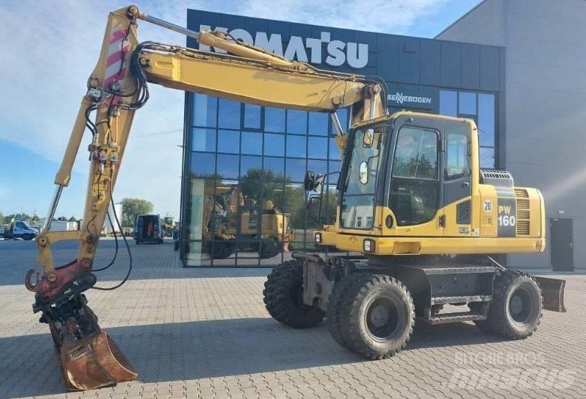 Komatsu PW160-8 Pyöräkaivukoneet